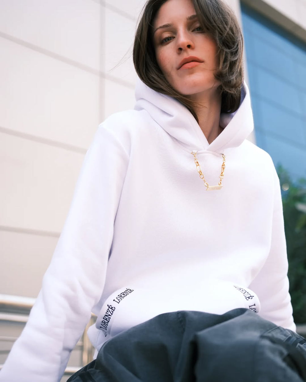 White Women's Hoodie