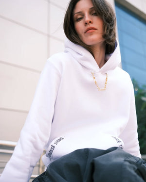 White Women's Hoodie