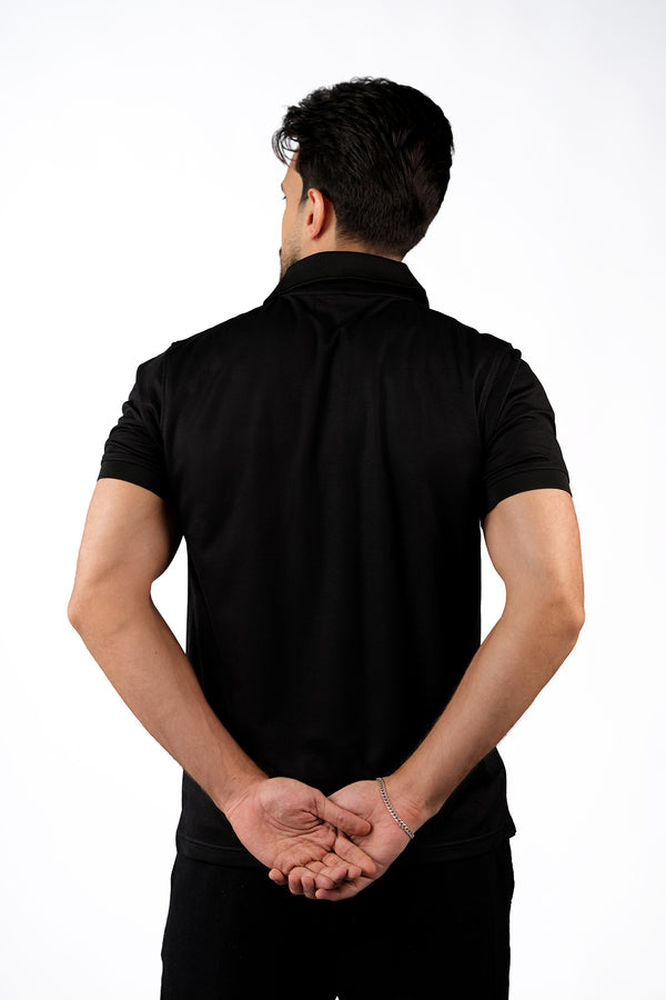 Black Men's Polo Shirt