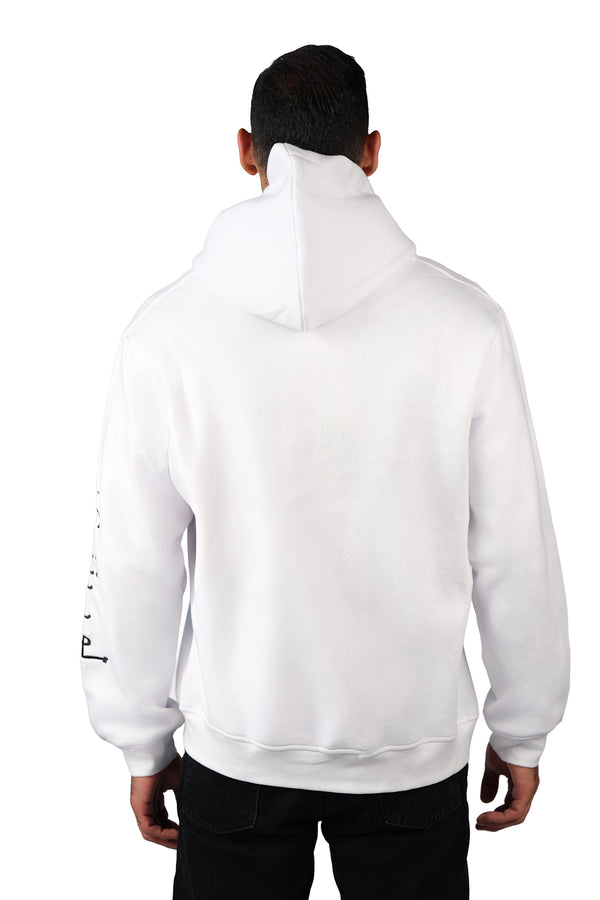 White Men's Hoodie