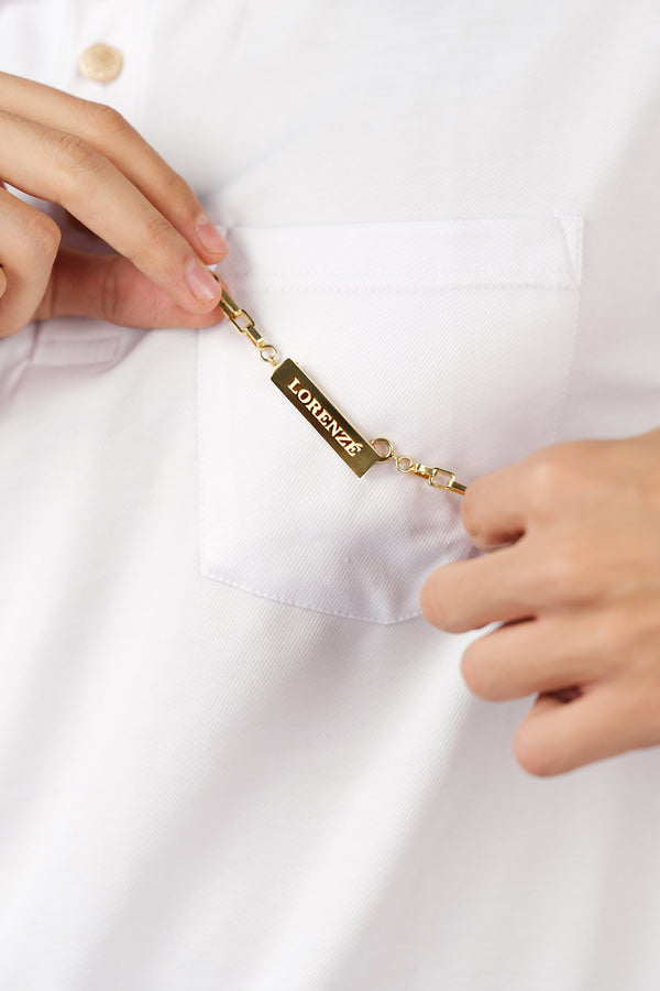 White Men's Polo Shirt