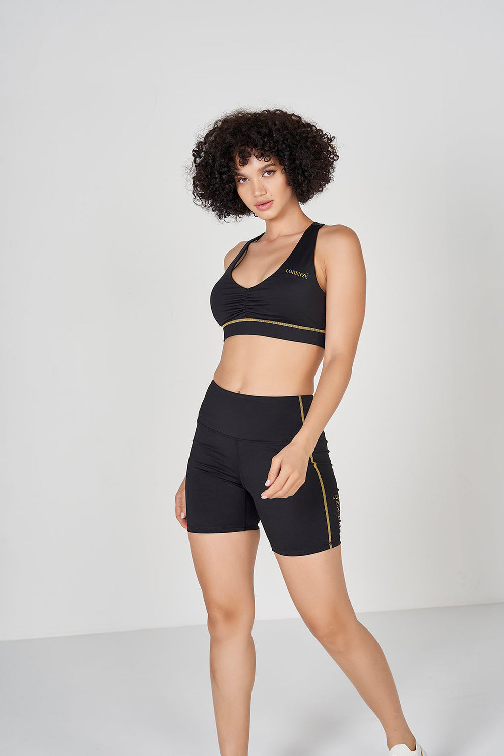 Shadow Biker Shorts -  Black