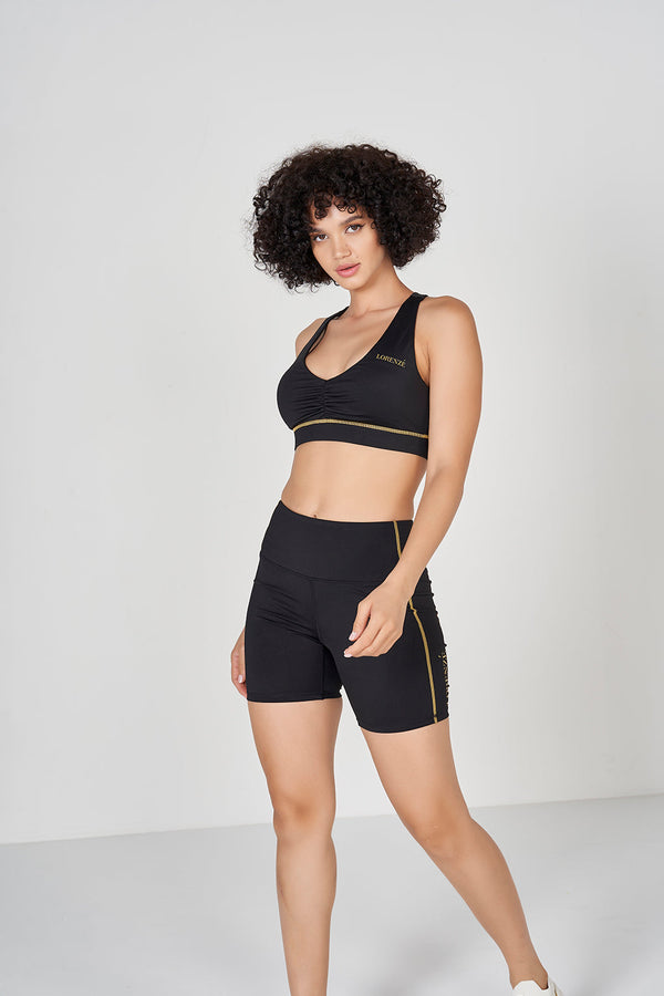 Shadow Biker Shorts -  Black