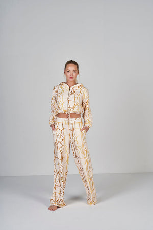 Marble Sweatpants - Crema