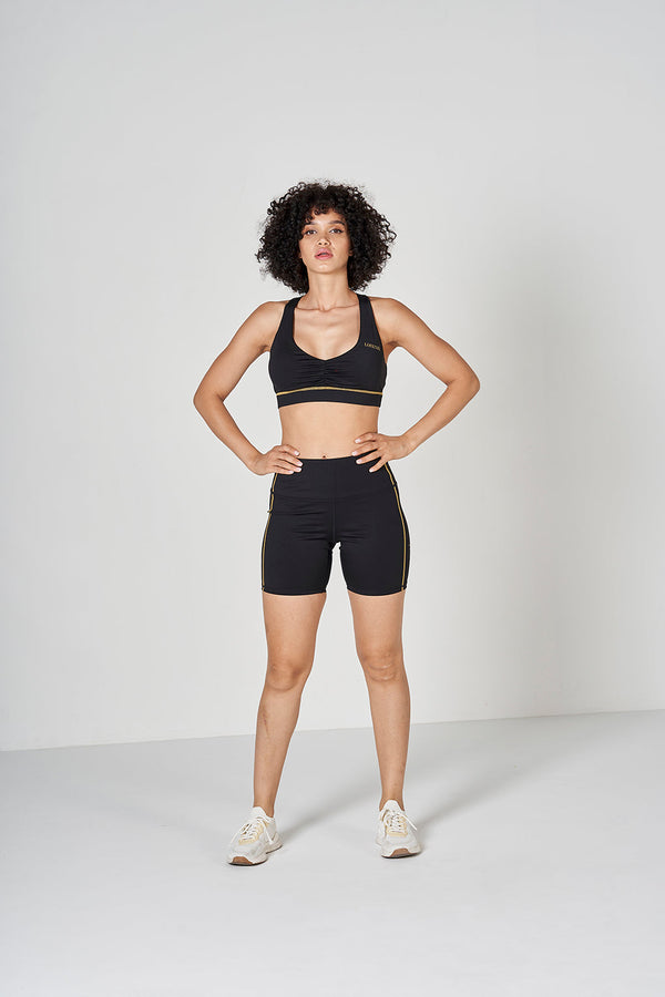 Shadow Biker Shorts -  Black