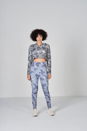 Camo Leggings - Light Grey