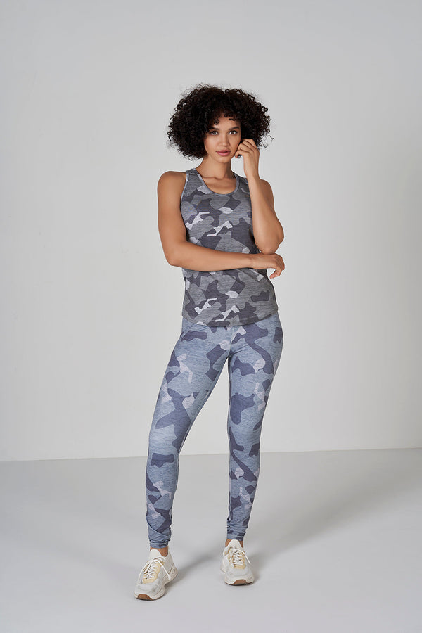 Camo Tank Top - Light Grey
