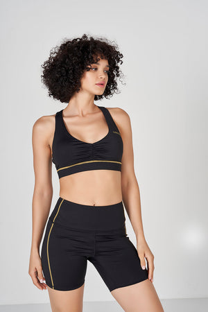 Shadow Biker Shorts -  Black