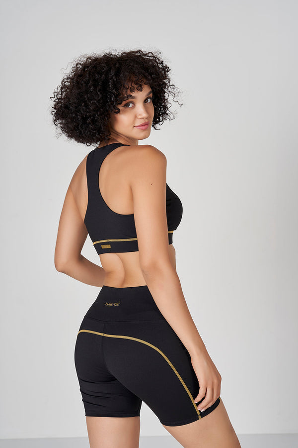 Shadow Biker Shorts -  Black