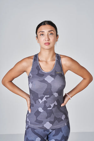 Camo Tank Top - Dark Grey