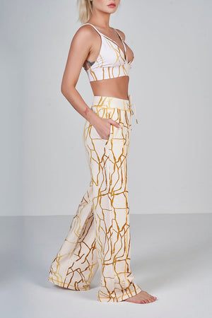 Marble Sweatpants - Crema