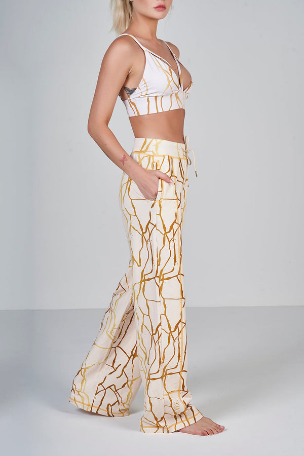 Marble Sweatpants - Crema