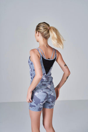 Camo Cami - Light Grey