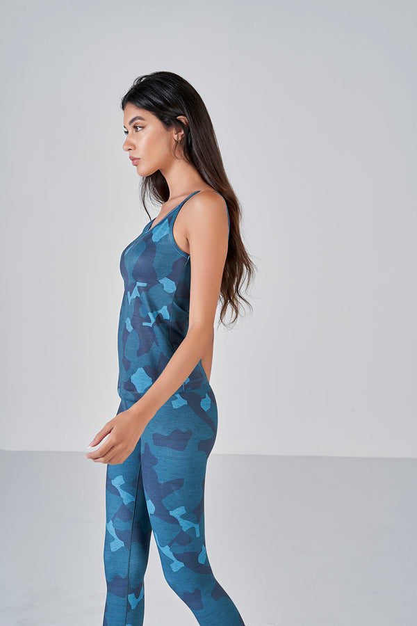 Camo Leggings - Forrest Green