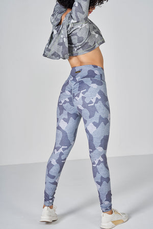 Camo Leggings - Light Grey