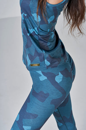 Camo Leggings - Forrest Green